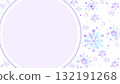 可愛的雪花框架縮圖 132191268