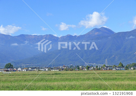 Autumn Azumino and Northern Alps Autumn Azumino and Northern Alps 132191908