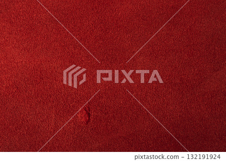 Suede leather dark red color macro photo as background. Suede leather dark red color macro photo as background. 132191924