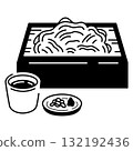 蕎麥麵插圖 132192436