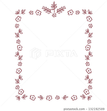 Vector frame of flowers. Floral Design Element for Birthday, Wedding, Valentine, Invitation, Marketing, Advertising and Presentation. Flower garland for your text presentation. Label of soap package. Vector frame of flowers. Floral Design Element for Birthday, Wedding, Valentine, Invitation, Marketing, Advertising and Presentation. Flower garland for your text presentation. Label of soap package. 132192589