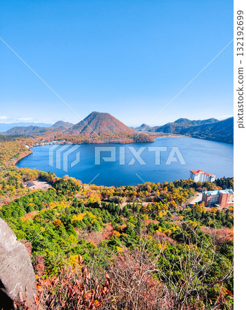 Mount Haruna (Autumn): View from Mount Kabuki and Suzuriiwa 132192699