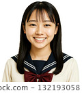 微笑的女學生 132193058
