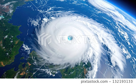 AI影像:大型颱風影像 AI影像:大型颱風影像 132193133
