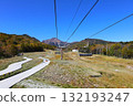 從清裡露台的花之纜車上欣賞赤岳的秋景 132193247