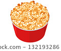 Caramel popcorn 132193286