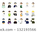 Illustration set of working people 132193566