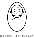 嬰兒哭鬧的插圖 132193582