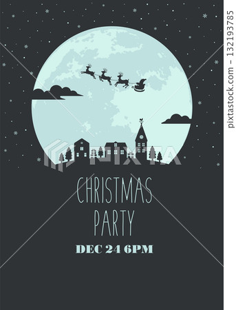 Christmas Party template illustration 132193785