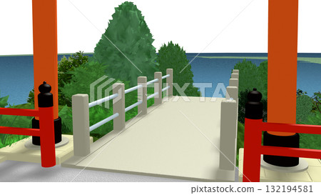 "Shrine with a view of the sea" PNG material that can be used as a background for animation. The sky is transparent, so feel free to use it. "Shrine with a view of the sea" PNG material that can be used as a background for animation. The sky is transparent, so feel free to use it. 132194581