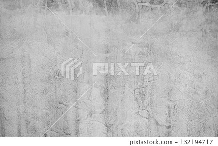 Wall Cement Background Grey Floor Stone Room House Home White Floor Interior Loft Old Stucco Plaster Raw Material Crack Rough Dark Surface Grunge Pattern Concrete Structure Mockup Template Product. 132194717
