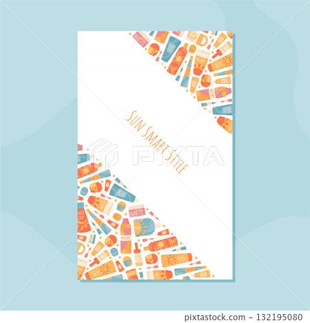 Flat sunscreen banner with cream and bottle shape, cosmetic sunblock lotion and spf product concept. Clean layout for sun care banner design, modern packaging for summer skincare protection. Flat sunscreen banner with cream and bottle shape, cosmetic sunblock lotion and spf product concept. Clean layout for sun care banner design, modern packaging for summer skincare protection. 132195080