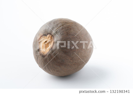 Avocado seeds on white background Avocado seeds on white background 132198341