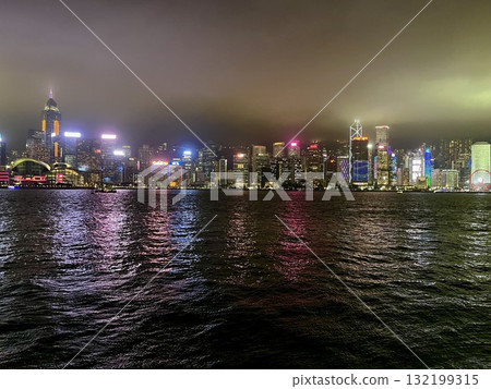 Hong Kong night view from the Avenue of Stars Hong Kong night view from the Avenue of Stars 132199315