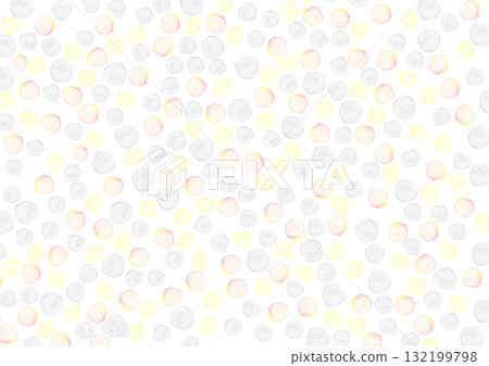 Pastel colored polka dot background 132199798