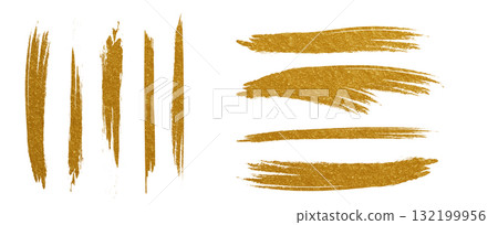 Golden brush material Golden brush material 132199956