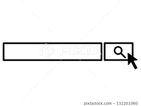 Simple search bar and mouse pointer 132201060