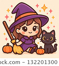 A girl who costumes Halloween 132201300