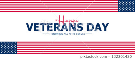 Veterans Day banner. Modern design, Veteran's day poster Veterans Day banner. Modern design, Veteran's day poster 132201420