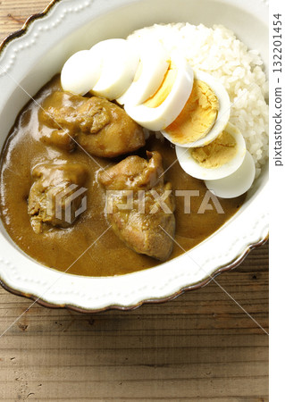 雞肉咖哩煮蛋 132201454