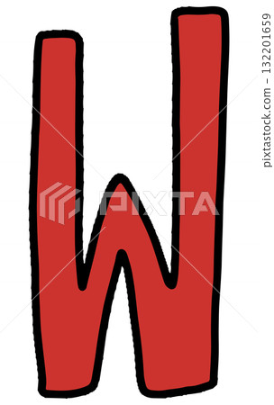 Hand draw W letters for A to Z alphabet designs, company logo, cartoon, icon, font, typography, cute patch, pin, brooch, fabric print, fashion, accessory, education book, stickers, initials, school Hand draw W letters for A to Z alphabet designs, company logo, cartoon, icon, font, typography, cute patch, pin, brooch, fabric print, fashion, accessory, education book, stickers, initials, school 132201659