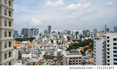 View from the hotel in Ho Chi Minh City View from the hotel in Ho Chi Minh City 132201803