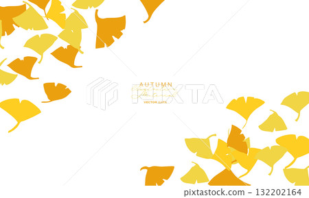 秋季銀杏插圖 銀杏向量插圖背景 秋季植物框架 秋季銀杏插圖 銀杏向量插圖背景 秋季植物框架 132202164