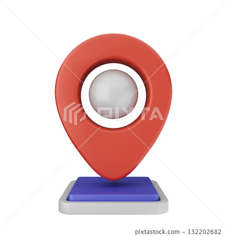 3d location mark gps navigation 3d location mark gps navigation 132202682