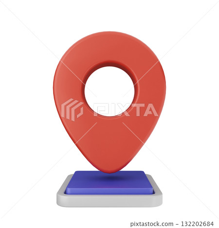 3d location mark gps navigation 3d location mark gps navigation 132202684