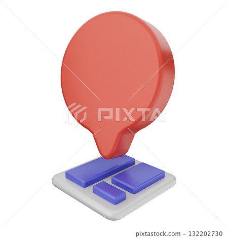 3d location mark gps navigation 3d location mark gps navigation 132202730