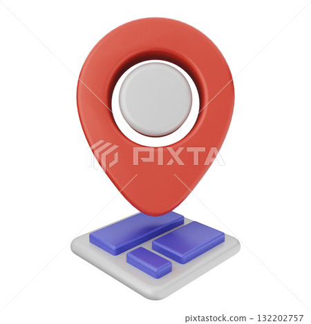 3d location mark gps navigation 3d location mark gps navigation 132202757