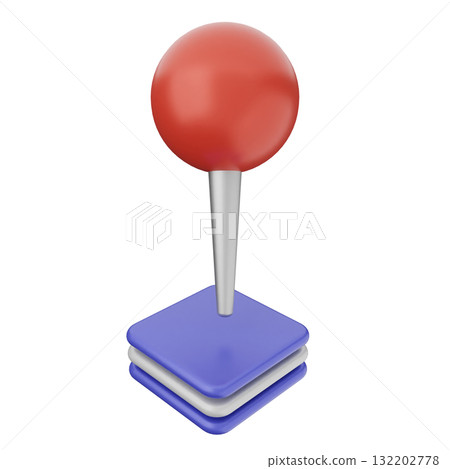 3d location mark gps navigation 132202778