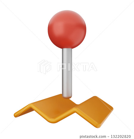 3d location mark gps navigation 132202820