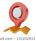 3d location mark gps navigation 132202831