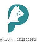 Pet shop logo icon design 132202932