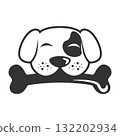 Pet shop logo icon design 132202934