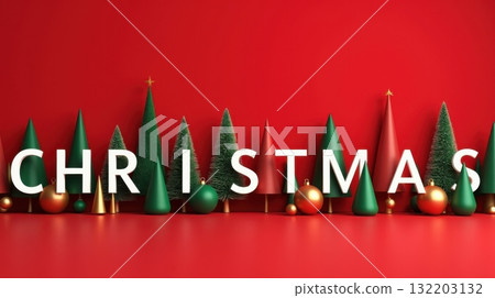 Christmas banner. Xmas Horizontal composition 132203132