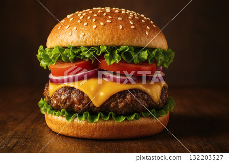 美味的漢堡包 美味的漢堡包 132203527