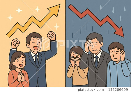 People who are happy, people who are sad People who are happy, people who are sad 132206699