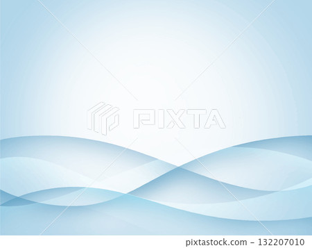 淺藍色清爽曲線抽象的背景素材 132207010