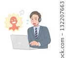 A businessman dealing with complaints 132207663