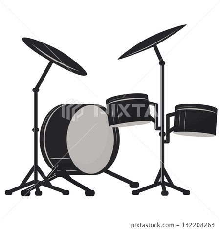 drum kit illustration 132208263
