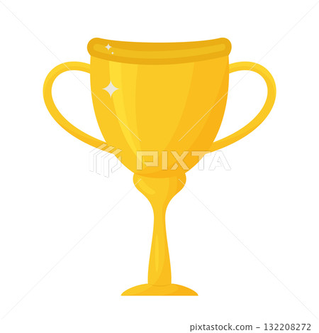golden cup vector illustration 132208272