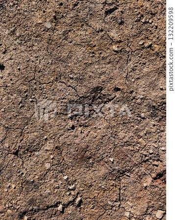 Dry cracked earth texture showing severe drought conditions in prague copy space wallpapper 132209598