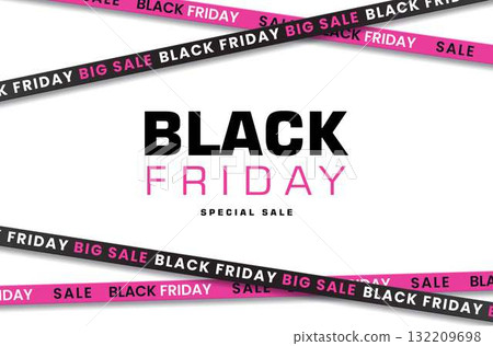 Black Friday Big Sale banner background 132209698