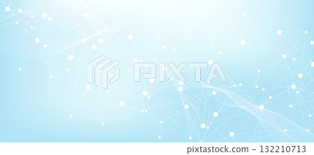 Global network connection website header or banner design. Abstract background with connecting dots and lines. Global business. Social network communication. Internet technology. Vector illustration Global network connection website header or banner design. Abstract background with connecting dots and lines. Global business. Social network communication. Internet technology. Vector illustration 132210713