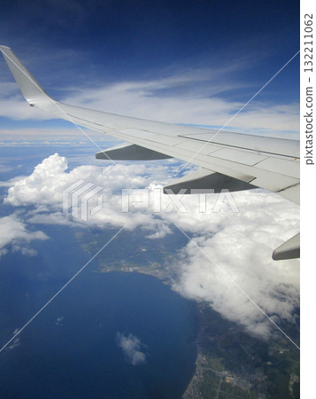 Scenery seen from an airplane (aerial photograph) Scenery seen from an airplane (aerial photograph) 132211062