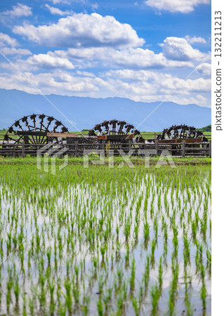 Hishino triple waterwheel Hishino triple waterwheel 132211213