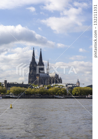 Morning View of Cologne Old City 132211331