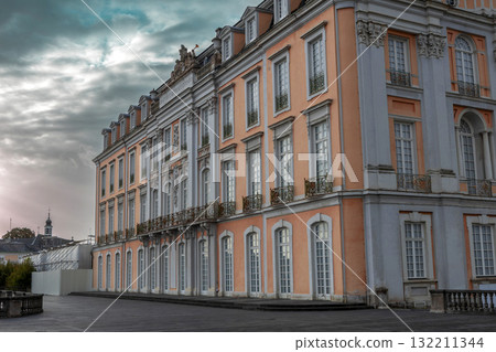 The Augustusburg Palace Bruhl Germany cloudscape 132211344